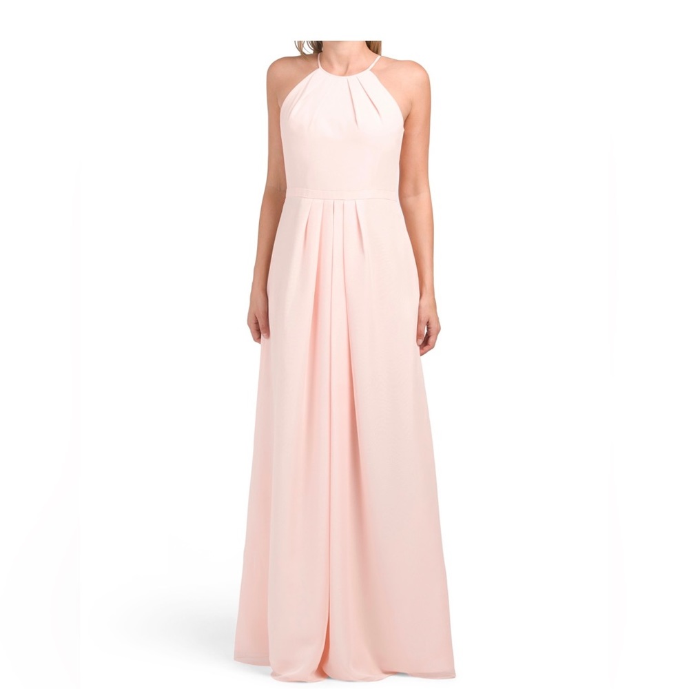 BRAND NEW ADRIANNA PAPELL SLEEVELESS GOWN HALTER GOWN. Size 0